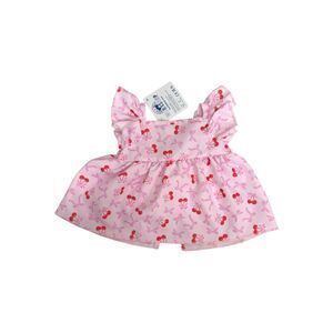 Build-A-Bear Cherry Bow Dress NEW with Tags